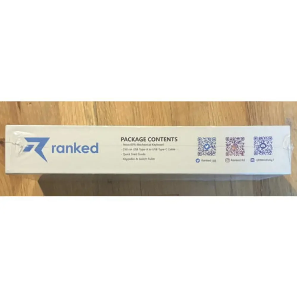 Ranked N60 Nova 60% Gaming Keyboard Hot Swap PC,PS5,Xbox NEW